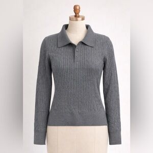 NWT Studio by the Workshop fitted boutique sweater - gray